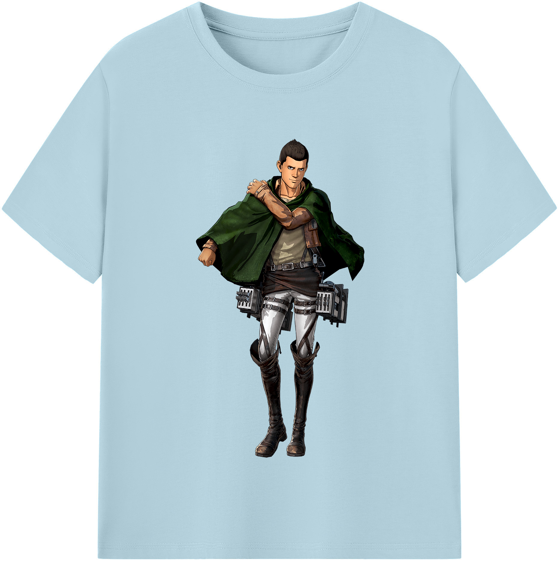 （画像用） 進撃の巨人 Attack on Titan 綿100％半袖Tシャツ（フロントプリント）